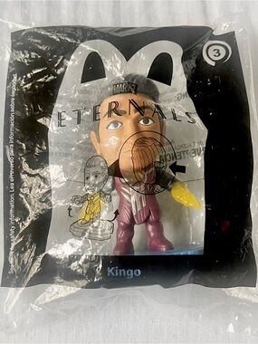 3 for $8 - Kingo from Marvel Eternals Movie Happy Meal Toy, NEW